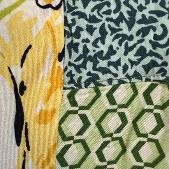 Anthropologie Maeve The Paz Mixed Print Button down Top Dogs - Picture 9 of 15